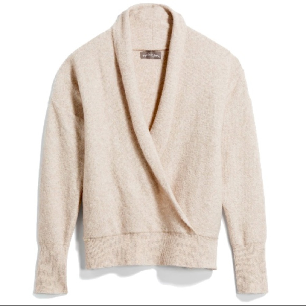 Michael Stars Kate Cross front Sweater NWT Sz L